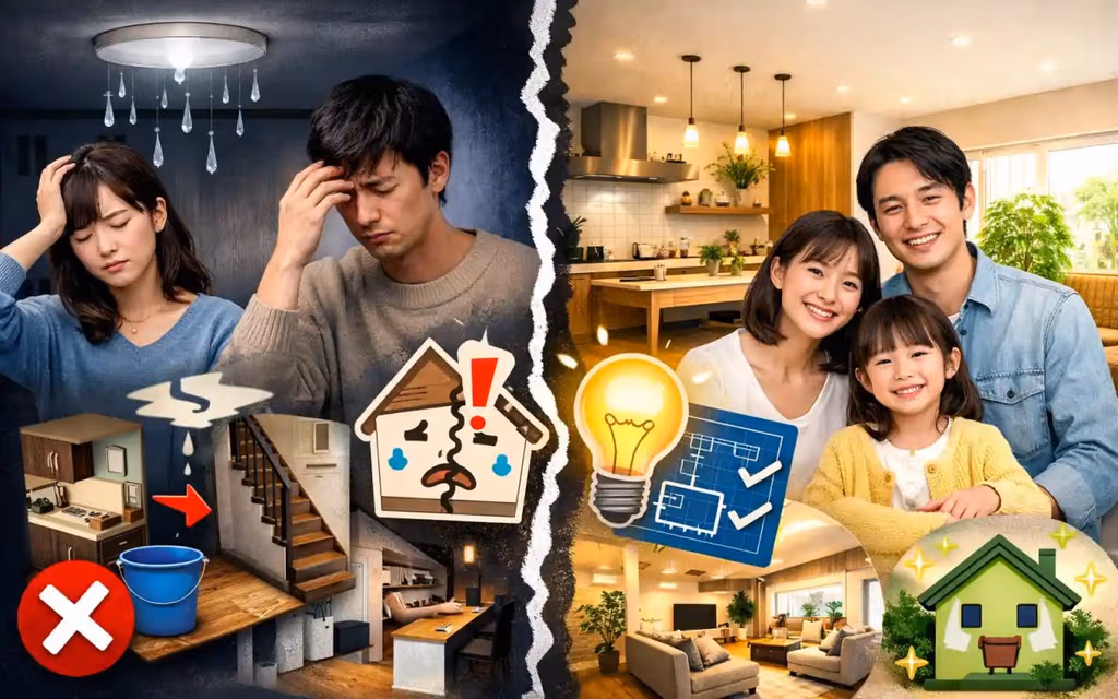 注文住宅の失敗例と対策｜後悔しない家づくりガイド